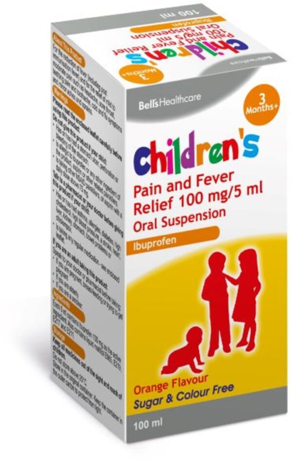 BELL'S ibuprofen suspension for children 100ml