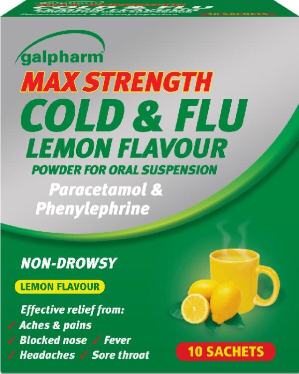 GALPHARM cold & flu sachets  10