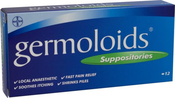 GERMOLOIDS suppositories  12
