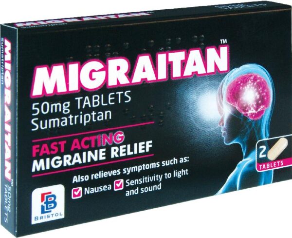 MIGRAITAN tablets 50mg  2