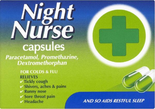 NIGHT NURSE capsules 7.5mg/500mg/10mg  10