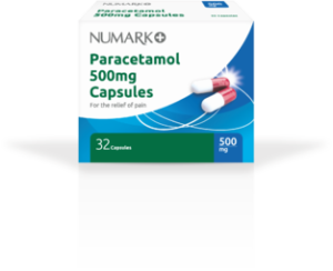 NUMARK OTC medicines paracetamol capsules 500mg  32