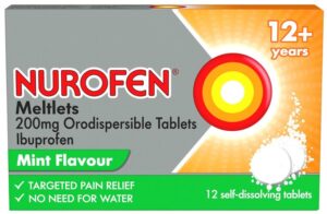 NUROFEN MELTLETS mint orodispersible tablets  12