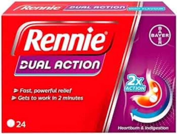 RENNIE DUAL ACTION tablets  24